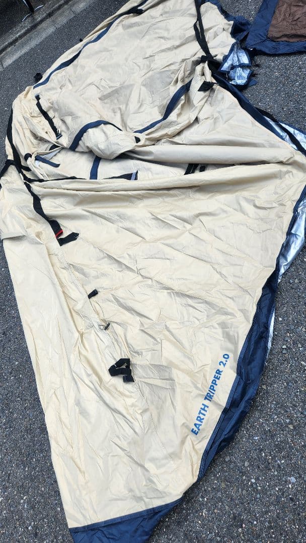 アーストリッパー2.0　グランドシート付き　キャノピーポール付き