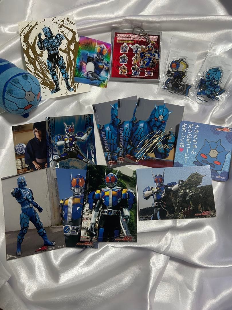 仮面ライダー電王 ウラタロス 箔押し ブロマイド アクスタ クリーナーマスコット