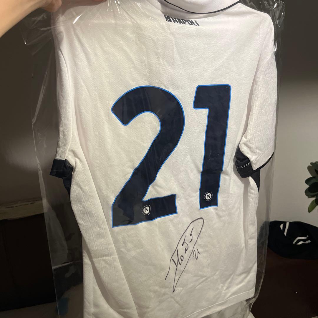 ナ*ン様 ナポリ　ポリターノ　実使用サイン入りユニフォーム
