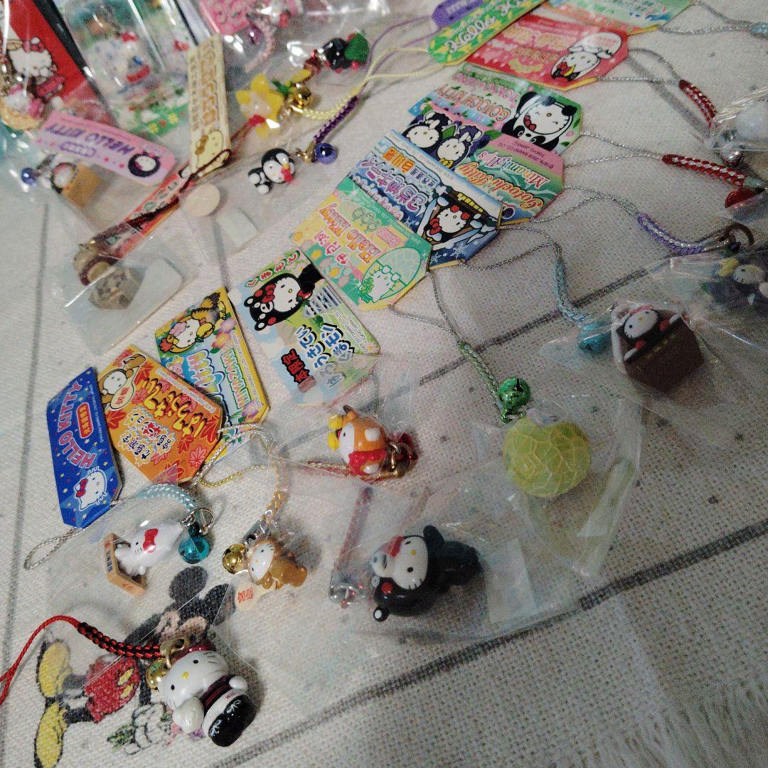 ハローキティ ストラップ まとめ ご当地　根付　ねつけ　ボールペン　限定