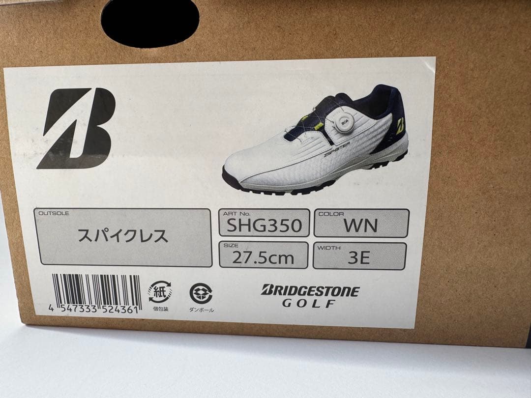ゴルフシューズ 27.5 新品 ブリヂストン ゴルフ用 シューズ ゴルフ 靴