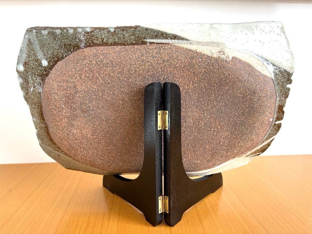 九谷焼　山岸大成　方皿(共箱付き)