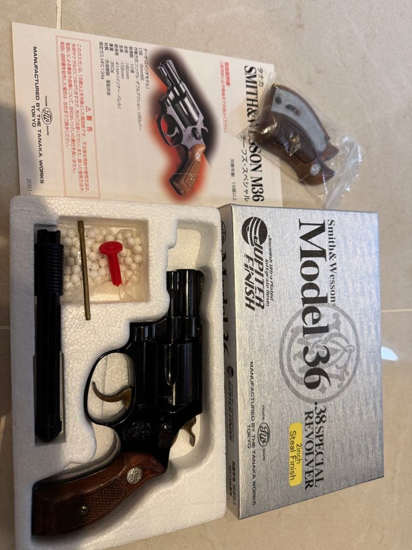 m*o様 タナカs&w M36 スチールフィニッシュジュピター