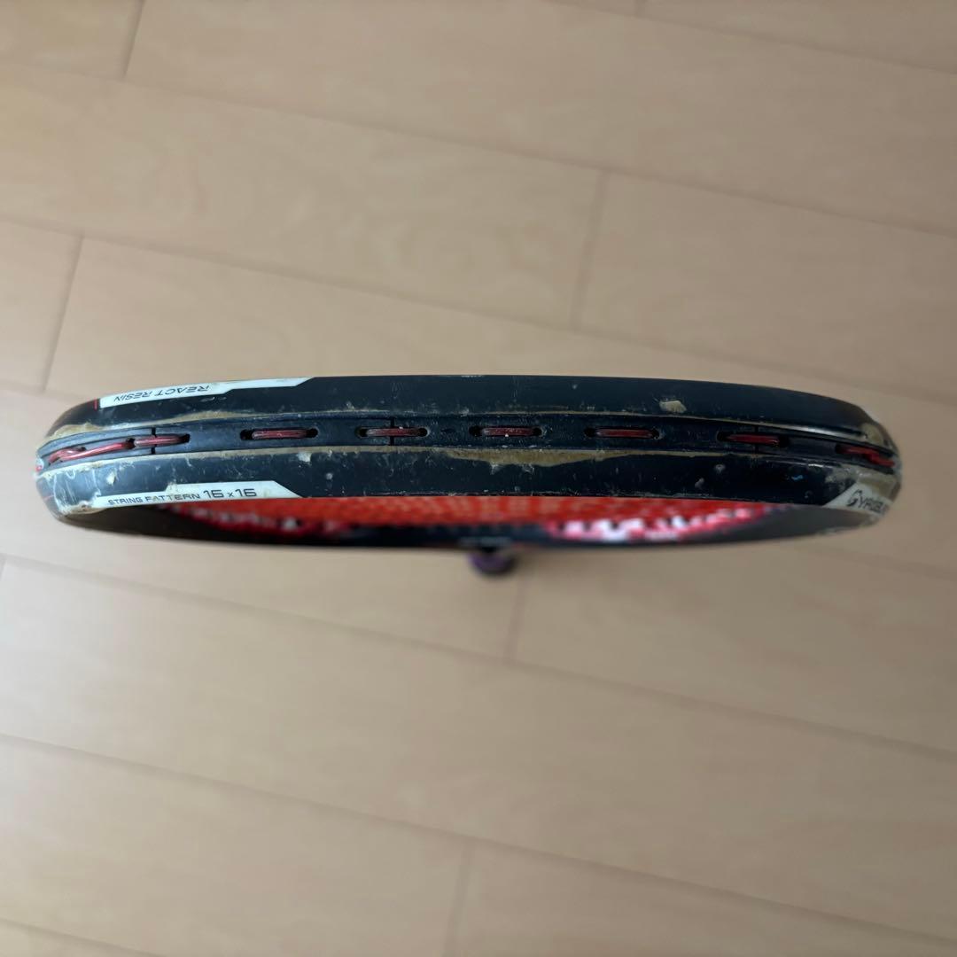 YONEX 軟式用テニスラケット 黒/赤