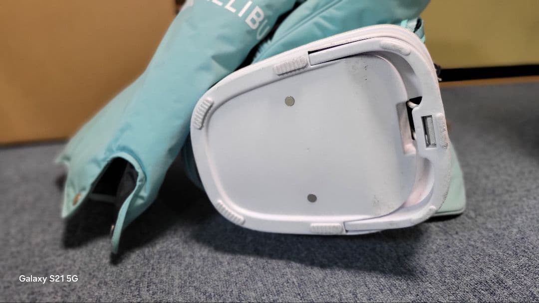 ゼロハリバートン キャディバッグ 水色 軽量 スタンド9型