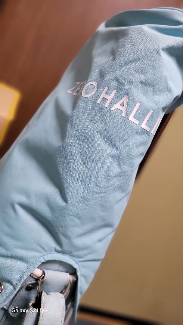 ゼロハリバートン キャディバッグ 水色 軽量 スタンド9型