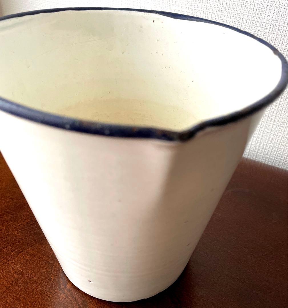 フランスアンティーク　琺瑯ジャグ　100年以上アンティーク　ピッチャー