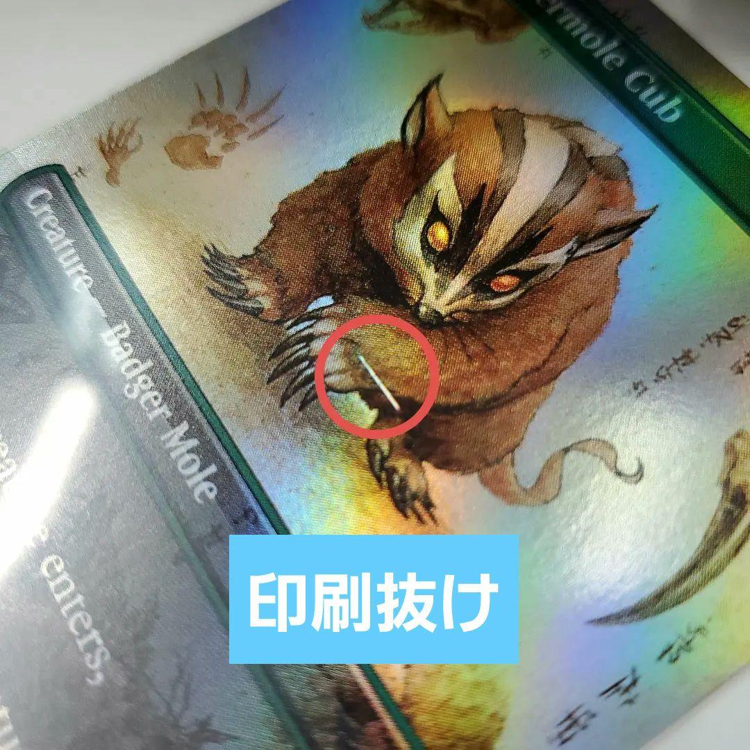 アナグマモグラの仔/Badgermole Cud ボーダーレス　foil