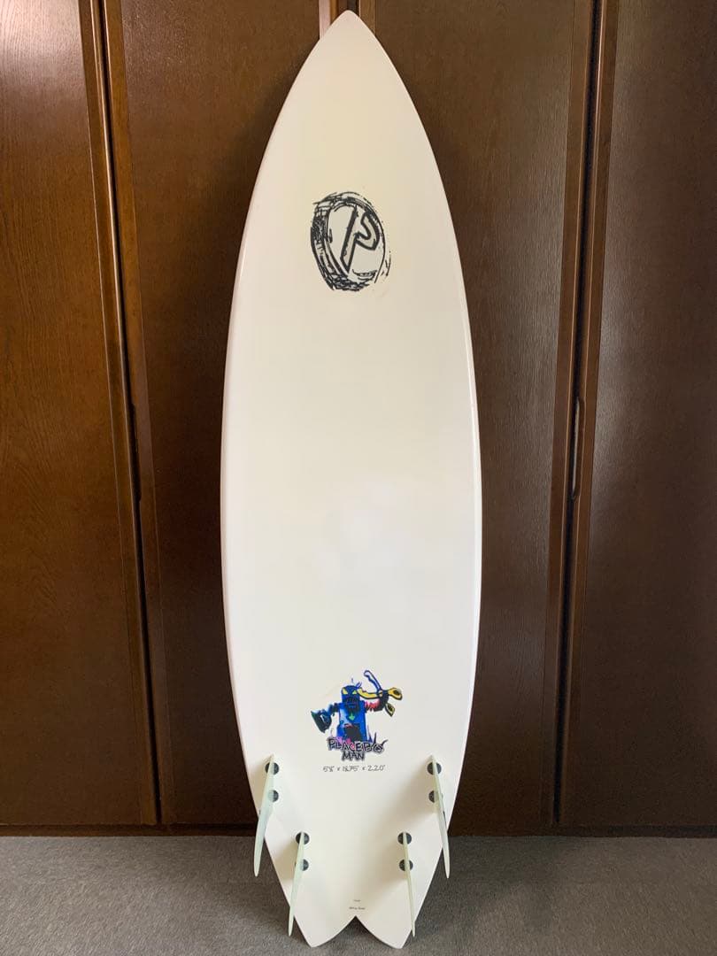 プレセボサーフボードPLACEBO MAN クアッド【※送料込 フィン付】
