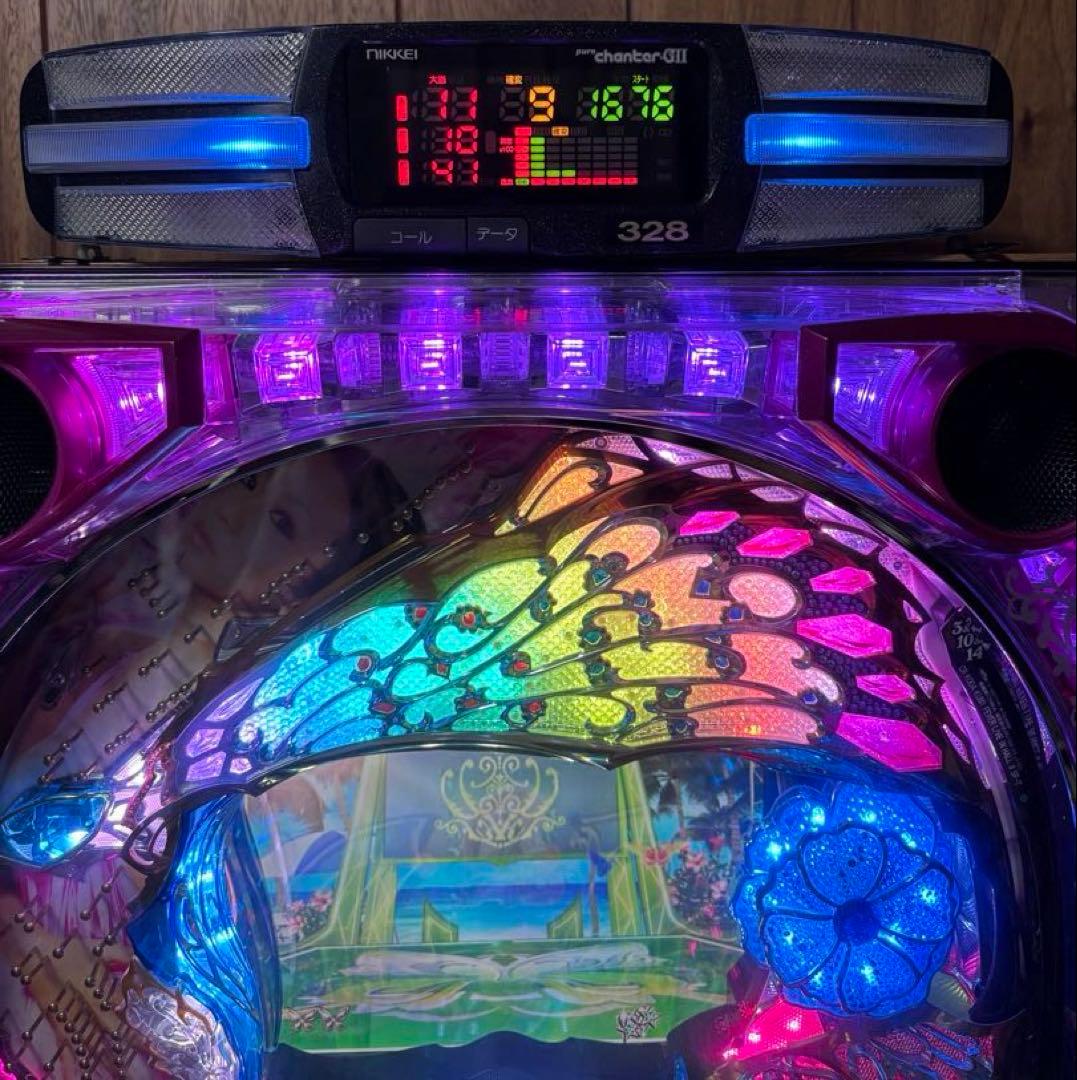 循環加工&オート機能　カウンター付　パチンコ実機＊家庭用　倖田來未2 II 美品