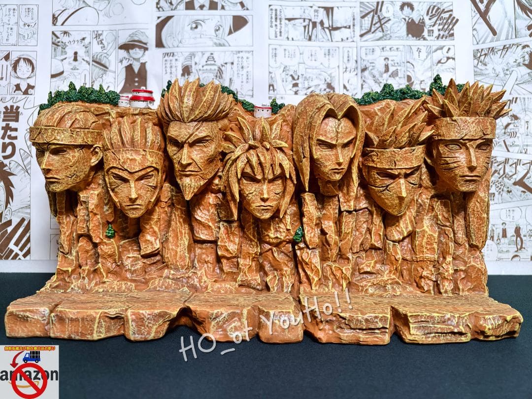 ナルト 疾風伝 フィギュア 歴代火影岩 ジオラマ台座 WCFスケール