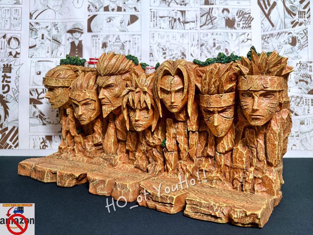 ナルト 疾風伝 フィギュア 歴代火影岩 ジオラマ台座 WCFスケール