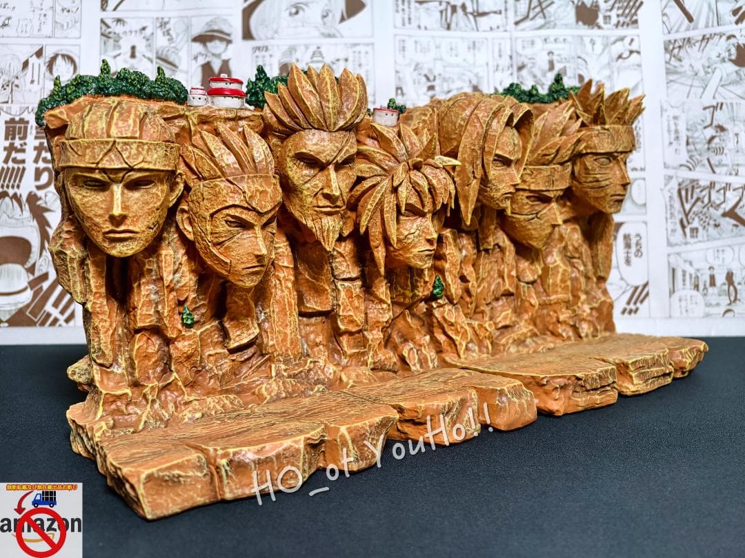 ナルト 疾風伝 フィギュア 歴代火影岩 ジオラマ台座 WCFスケール