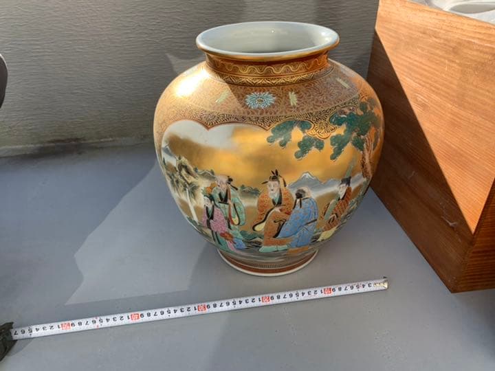 骨董品　花瓶　共箱