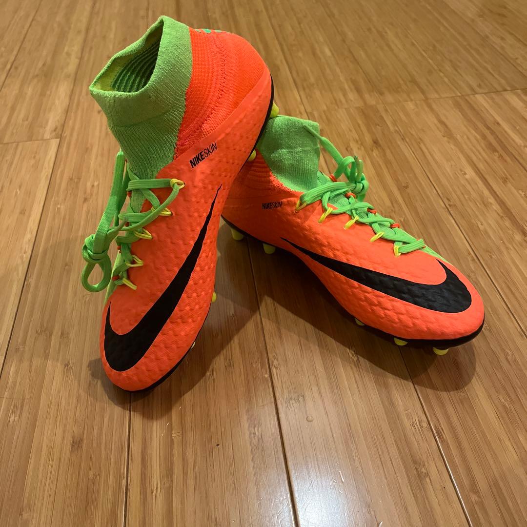 Nike Mercurial サッカーシューズ オレンジ/グリーン　セール中