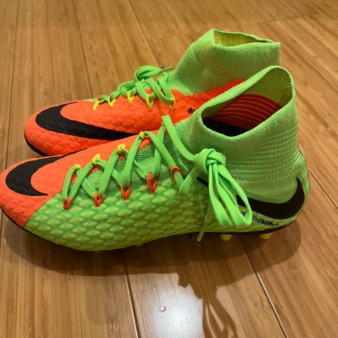 Nike Mercurial サッカーシューズ オレンジ/グリーン　セール中
