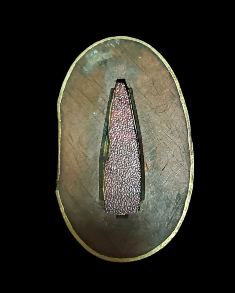 金着せ切羽　二枚一組　武具