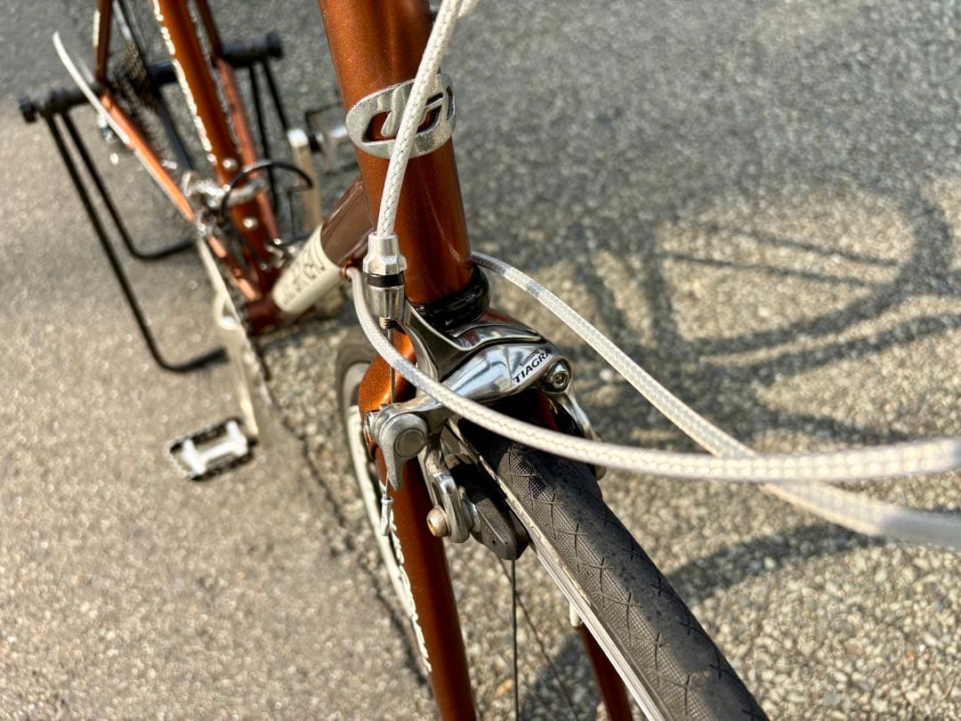 n*i様 定価15万円 ルイガノ軽量クロモリロードTiagra 色々新品 程度良