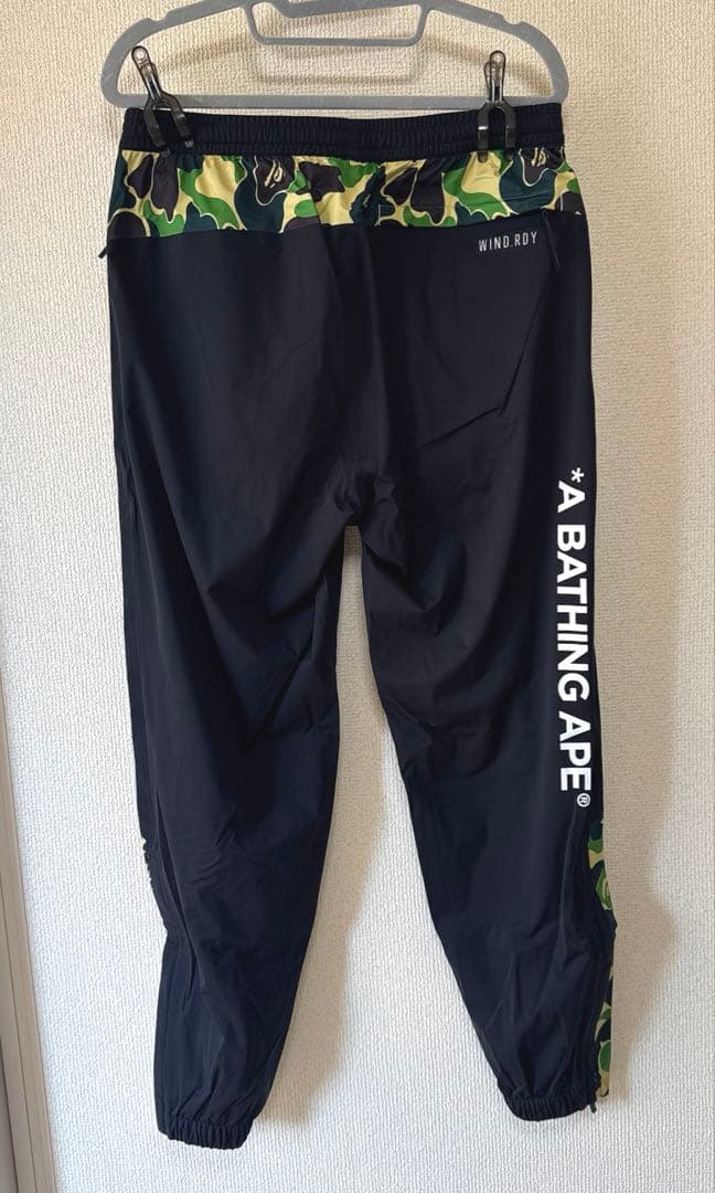 adidas×A BATHING APE 2023年モデル迷彩柄　スポーツパンツ
