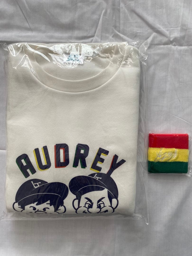 【新品未使用】オードリー オールナイトニッポン トレーナー XL リストバンド