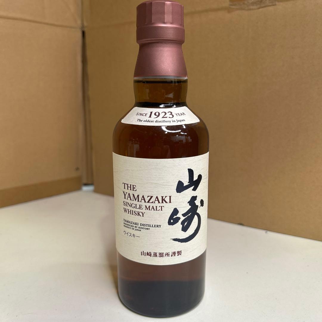 5472【未開栓】山崎 シングルモルト ウイスキー 350mL