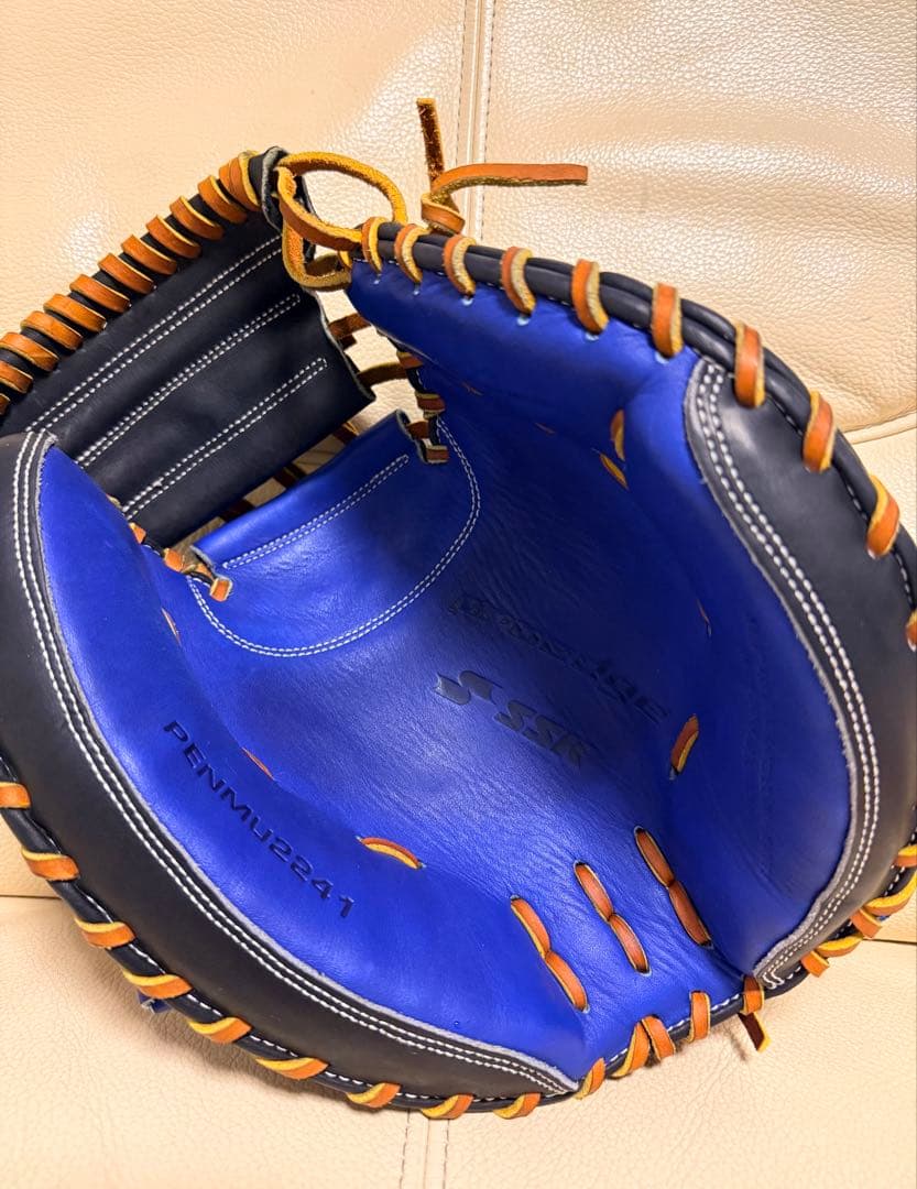 SSKプロエッジ　軟式キャッチャーミット　型付け済み　梅野モデル