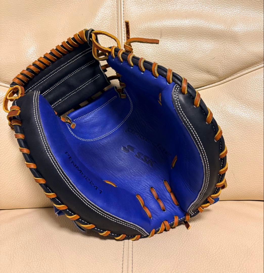 SSKプロエッジ　軟式キャッチャーミット　型付け済み　梅野モデル