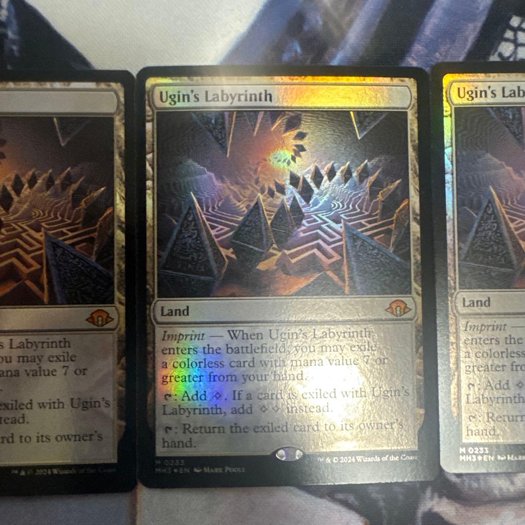 ウギンの迷宮　Ugin's Labyrinth 4枚セット　foil