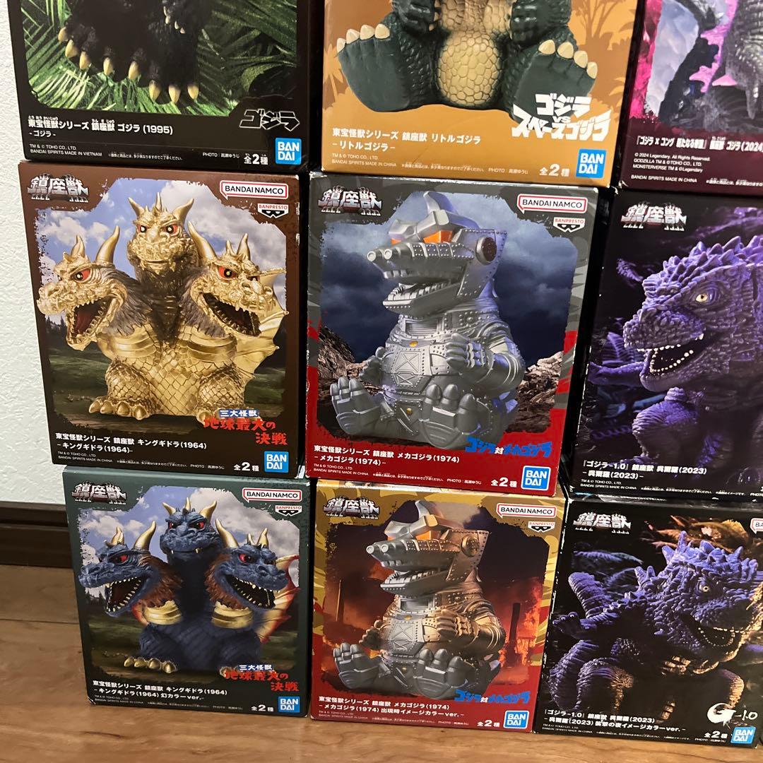 新品未開封　ゴジラ　フィギュア　15点まとめ売り　鎮座獣など