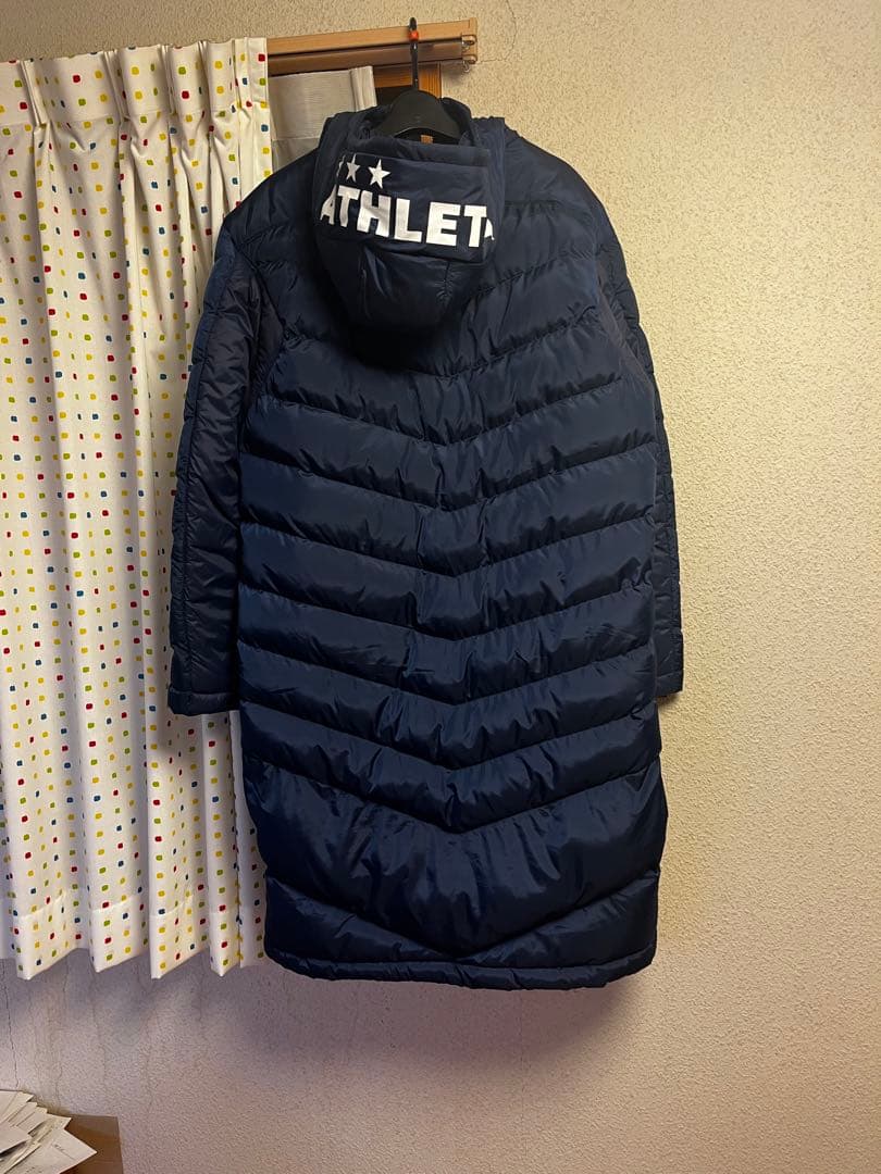 聖和学園ATHLETA ベンチコート ネイビー ダウン