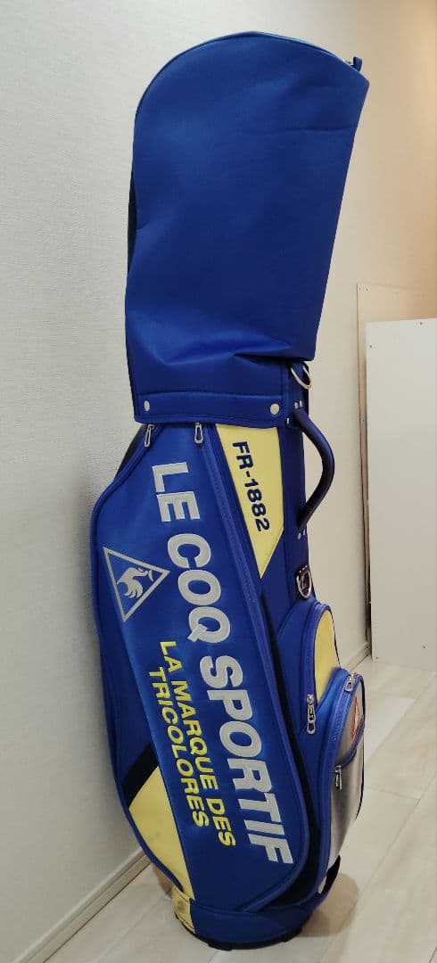 ルコックスポルティフ キャディバッグ QQBPJJ08 BL ブルー/イエロー