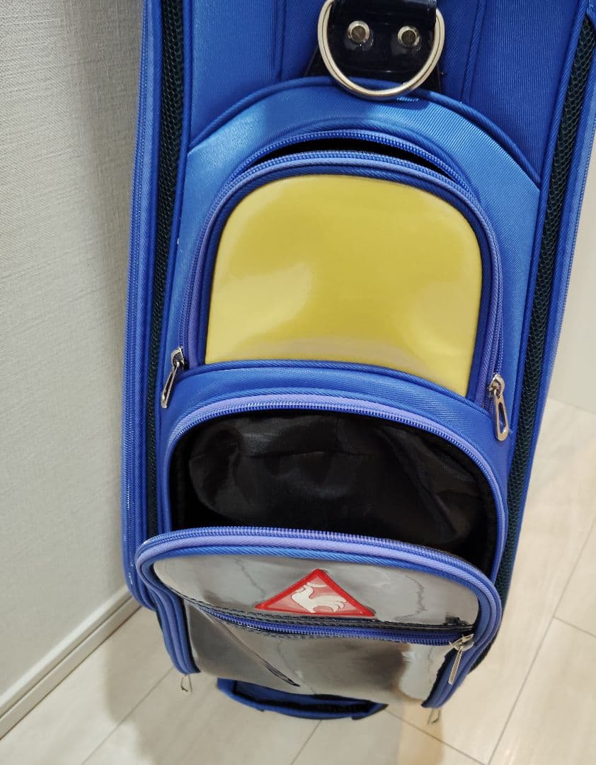 ルコックスポルティフ キャディバッグ QQBPJJ08 BL ブルー/イエロー