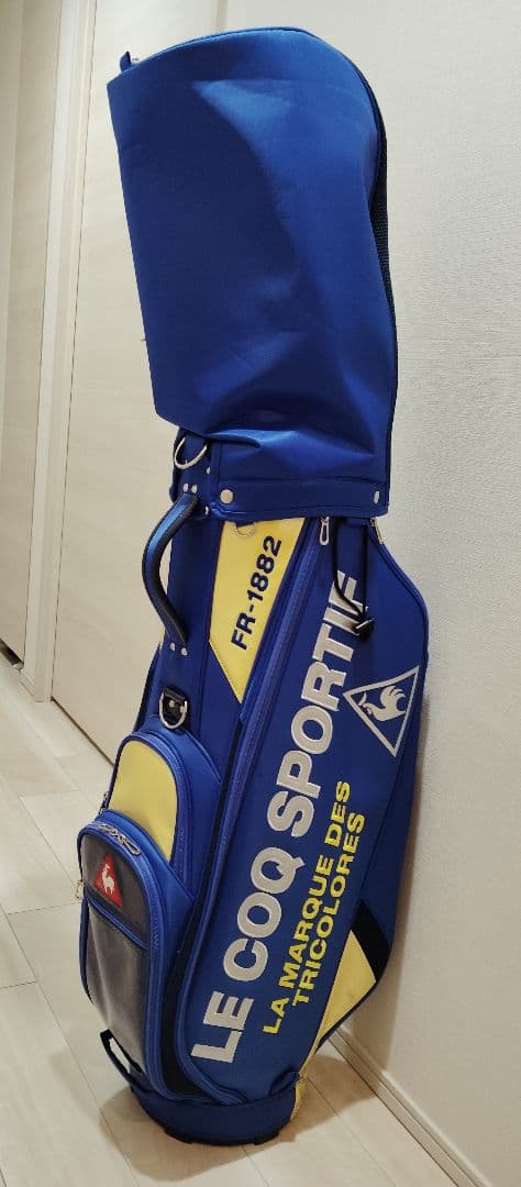 ルコックスポルティフ キャディバッグ QQBPJJ08 BL ブルー/イエロー