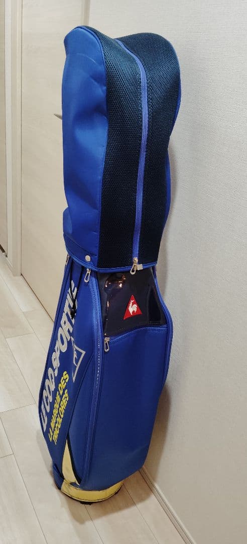 ルコックスポルティフ キャディバッグ QQBPJJ08 BL ブルー/イエロー