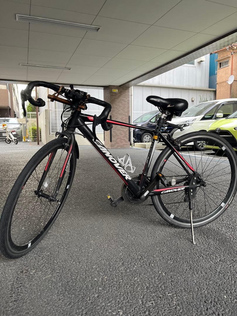 Canoverロードバイク ブラック/レッド