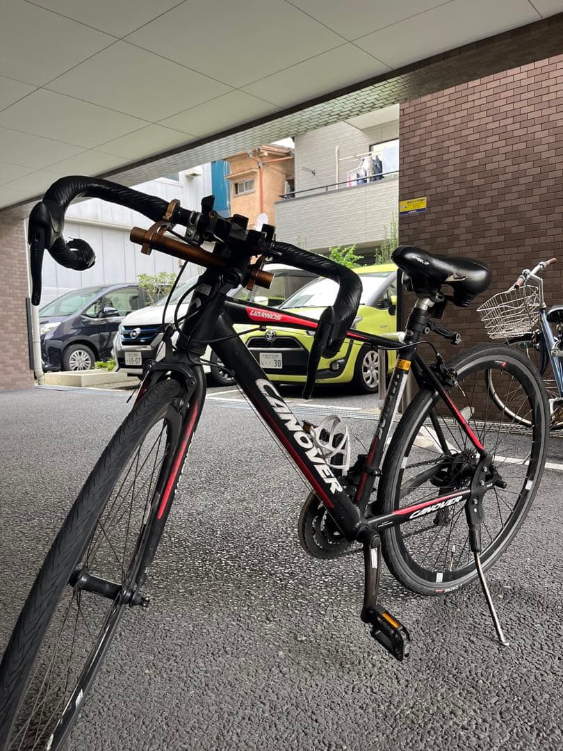 Canoverロードバイク ブラック/レッド