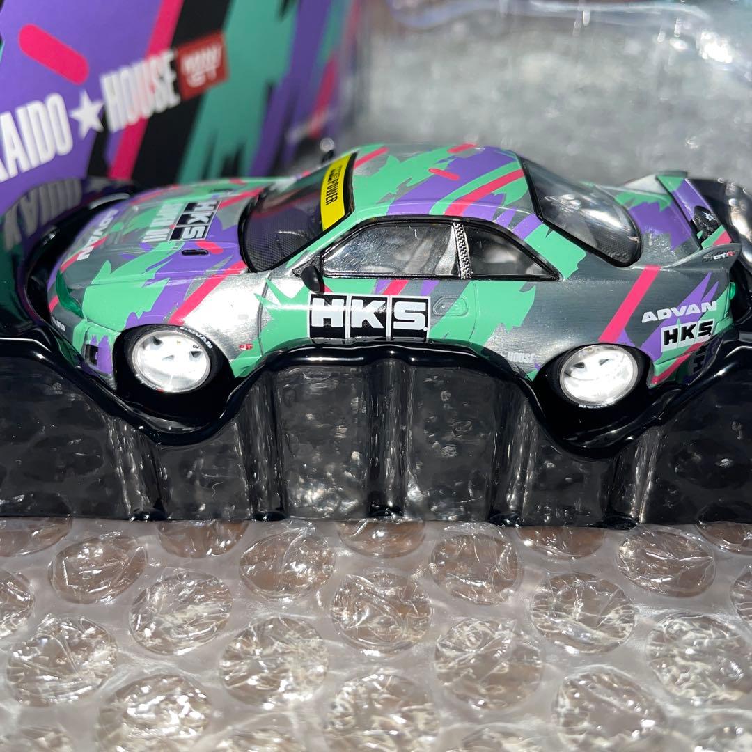 街道ハウス　日産　スカイライン　GT-R R33 HKS チェスカー　未使用品