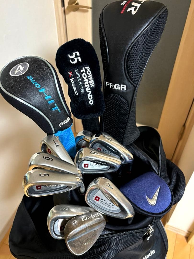 ゴルフクラブ 13本 キャディーバッグセット ゴルフボールおまけ付