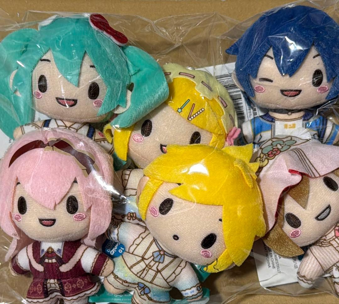 プロジェクトセカイ　ふわぷちマスコット　バチャシンサンリオコラボ　6種セット