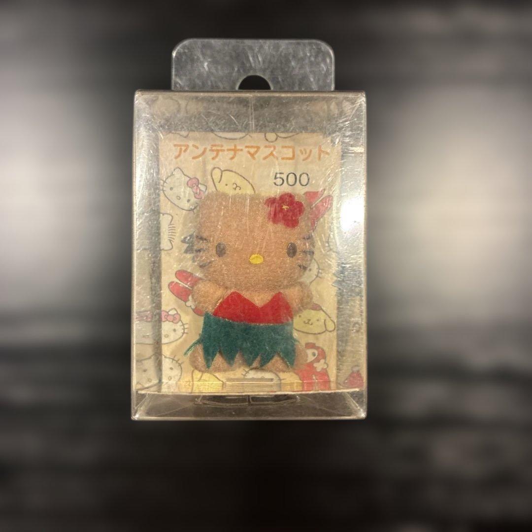 値下げしません。ラスト1個　ハローキティ アンテナマスコット　日焼け