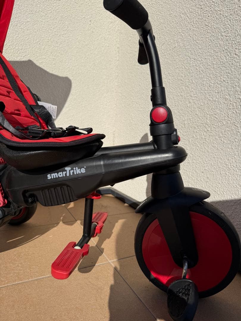 smartrike 三輪ベビーカー　黒赤＊三輪車