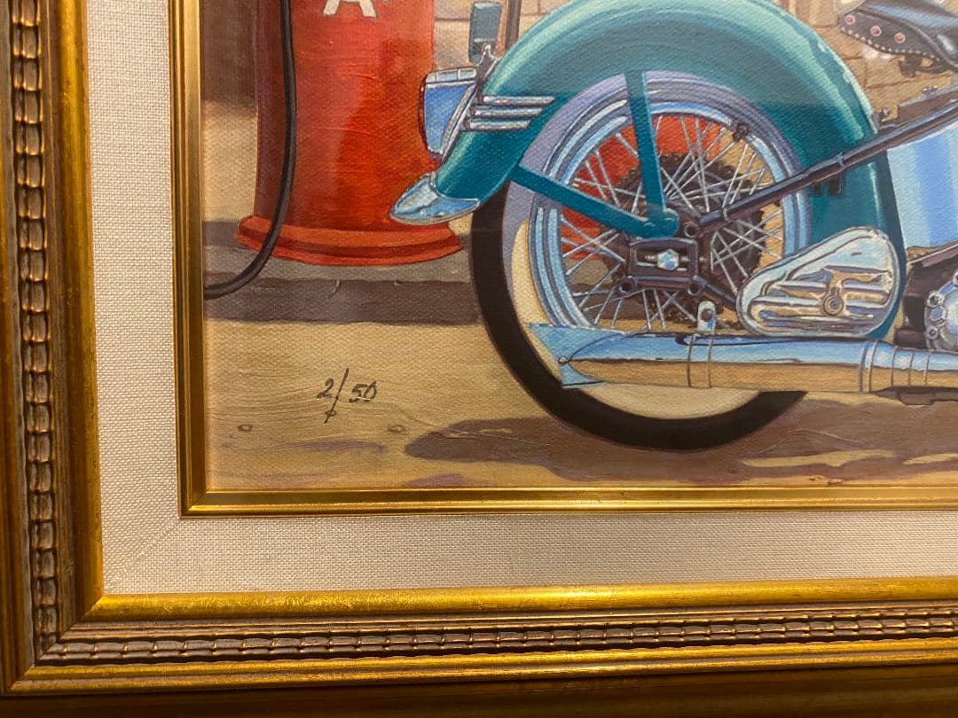 希少【限定生産50枚】ディズニー　ファインアート　「HALFWAY 」