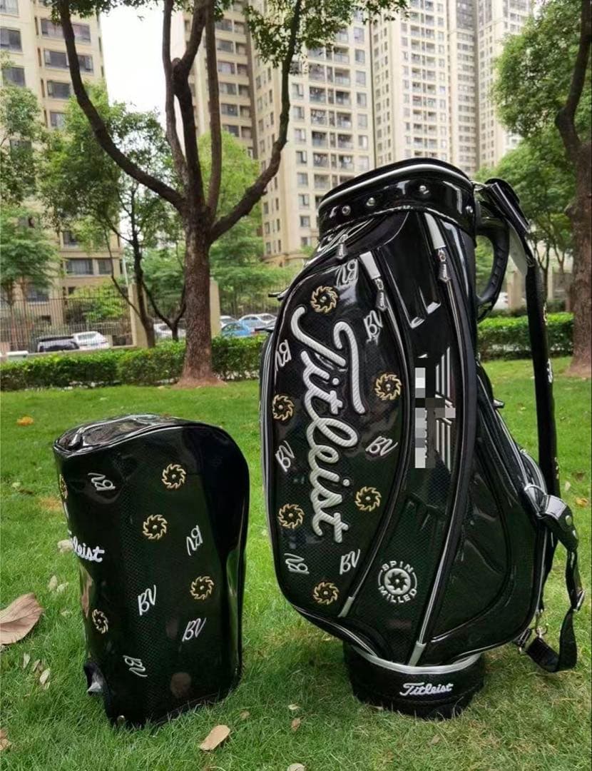 キャディバッグ PUレザー スポーツゴルフバッグ メンズゴルフバッグ レディース