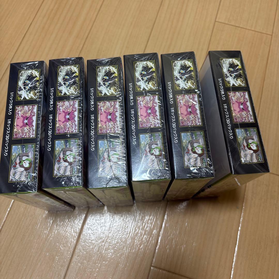 ポケモンカード MEGA ムニキスゼロ 6BOXシュリンク付き