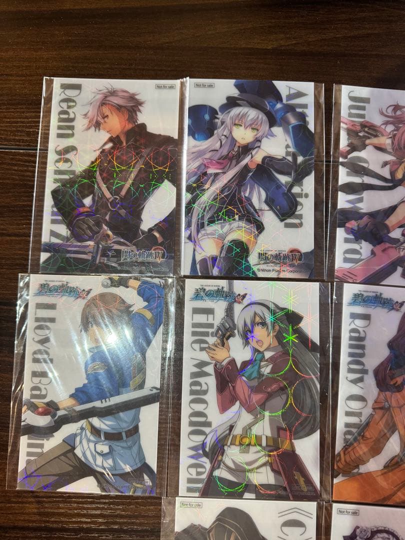 16種フルコンプ　軌跡シリーズ カットインホログラムカード　リィン アルティナ