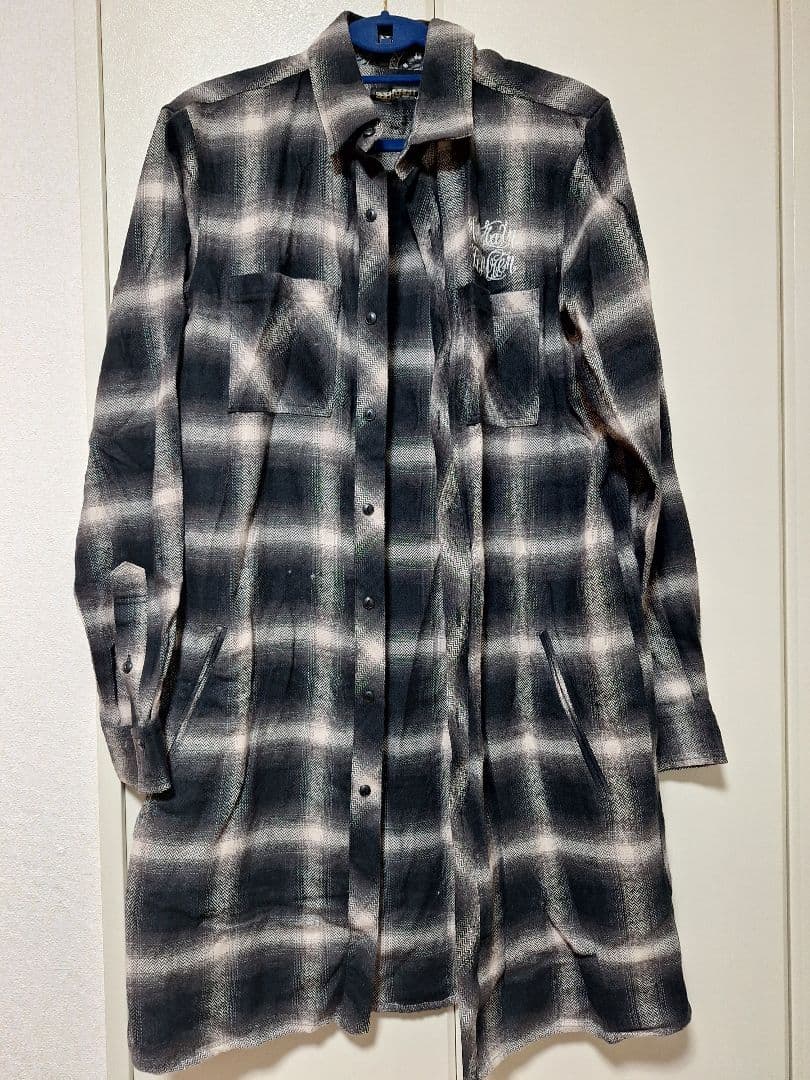 coldrain ロングチェックシャツ　超貴重　zephyren コラボ