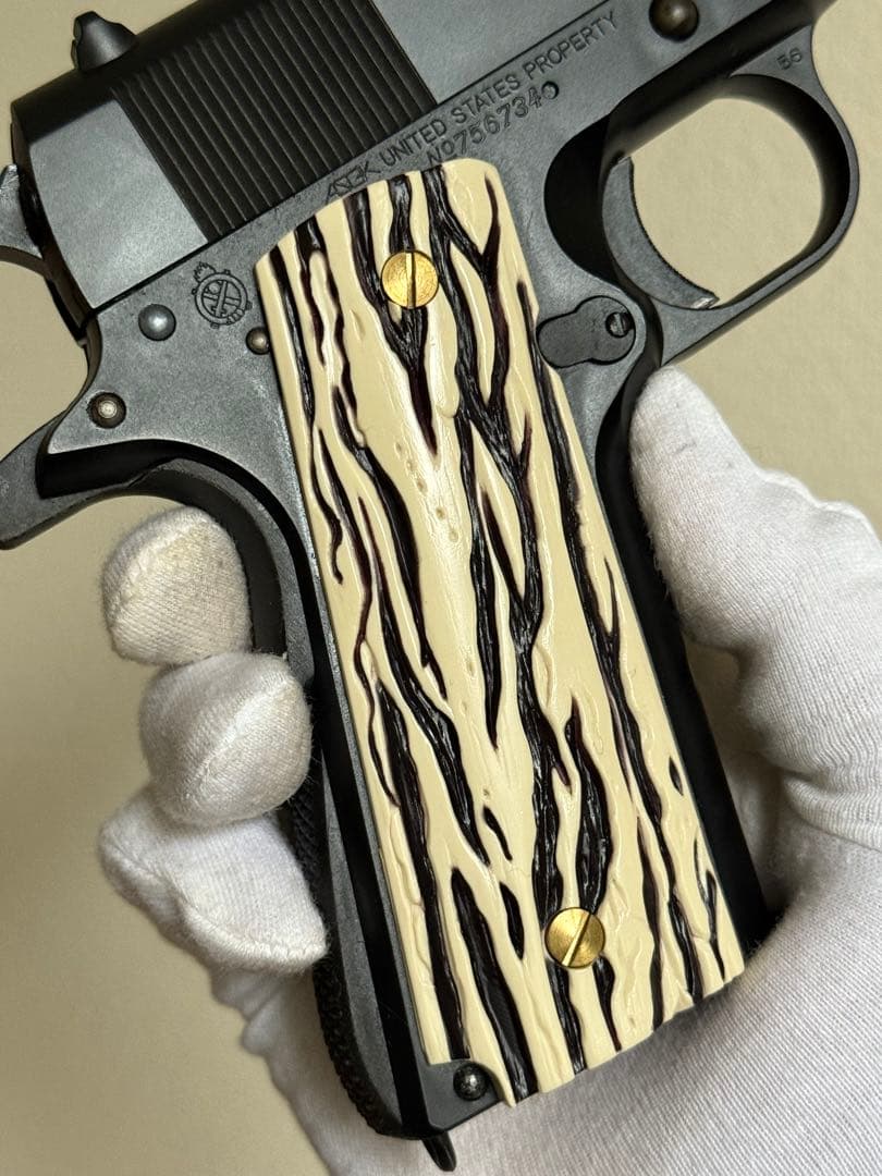 MGC コルト M1911A1 HW ガバメント 象牙グリップ ガスガン