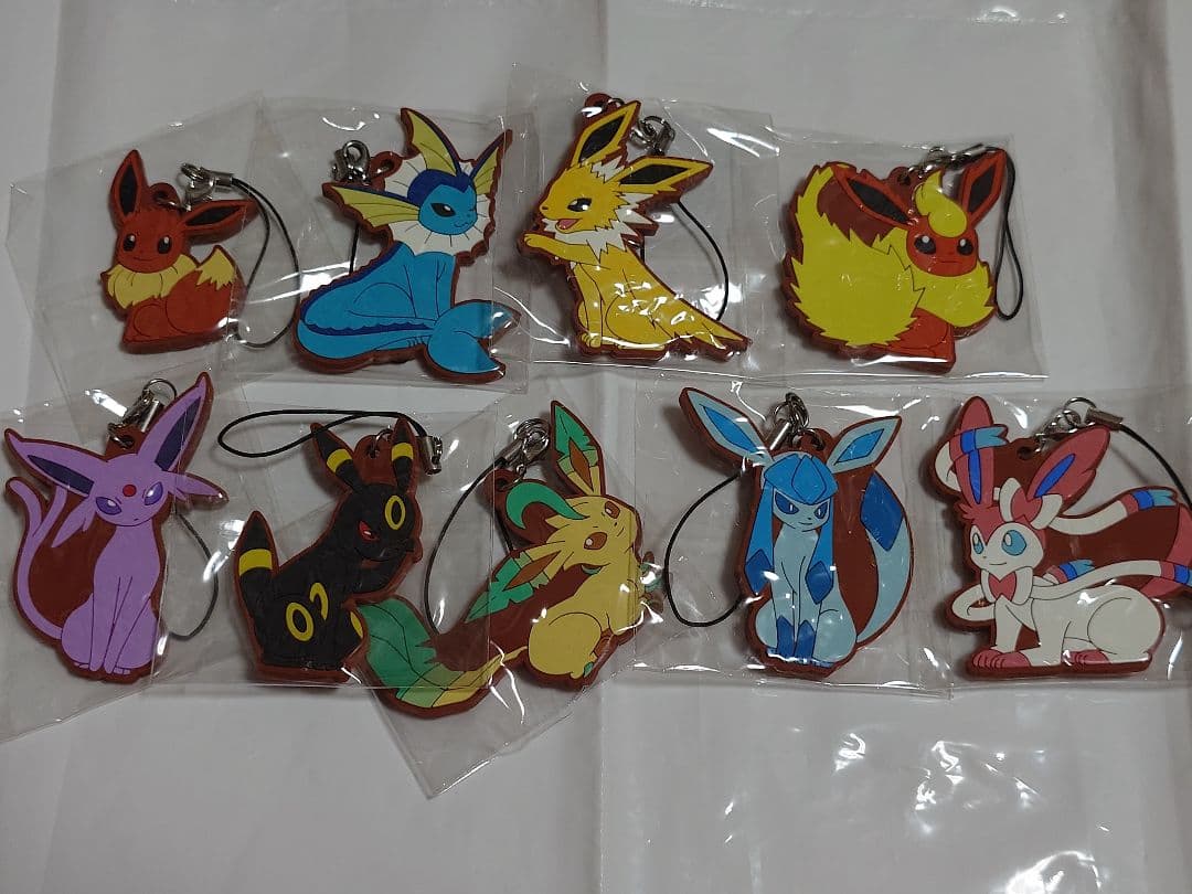 ポケモン☆イーブイフレンズ ラバーストラップ コンプ