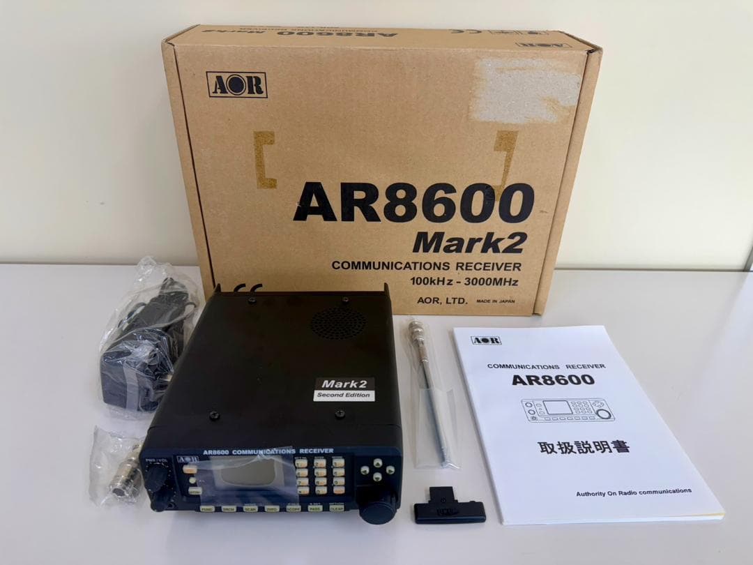 AOR 広帯域受信機 AR8600 MARK2【美品】