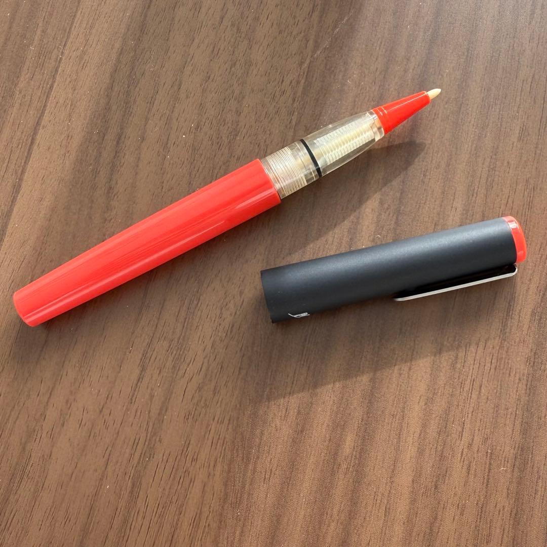 稀少 SN-800A プラチナ ソフトペン 赤軸　昭和　レトロ　丸つけペン　採点